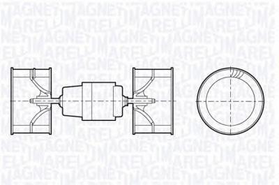 MAGNETI MARELLI 069412670010 -  Электродвигатель, вентиляция салона